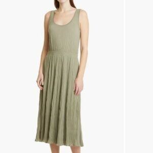 Vince Scoop Neck Midi Tank Dress -Size Large